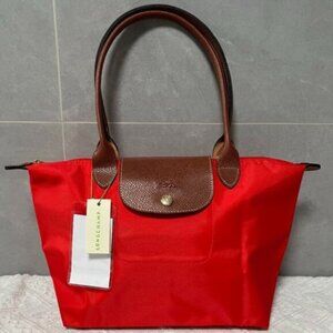 Brand new Longchamp women's red tote bag